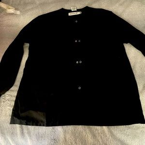 Black scrub jacket